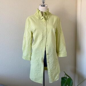 Lime Green Lightweight Trench Coat